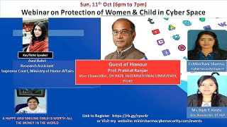 Webinar on Protection of Women and Child in the Cyber Space