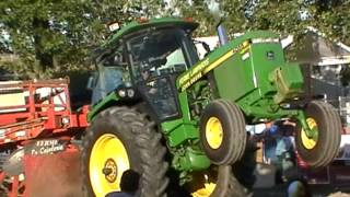 John Deere 4055 pulling LaVisitatin 2013 part2/2 Kevin Lampron