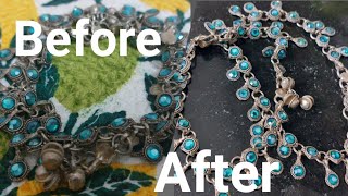 ना सुनार के चक्कर ना कोई केमिकल घर की चीज से चमकाए पुराने जेवर#Clean Silver Jewellery At Home Easily