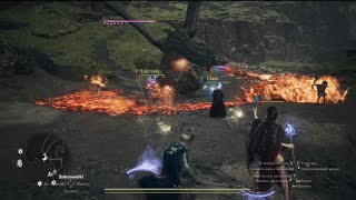 Dragon's Dogma 2 Магический Копейщик против Дракона PC