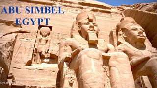 Abu Simbel  -  4k - Walk through pyramids and temples tour - Egypt beautiful places