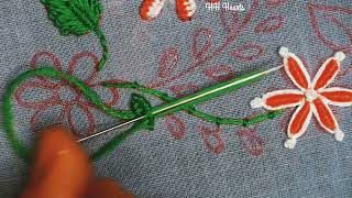 Beautiful hand embroidery | Hand embroidery designs | Beautiful work |