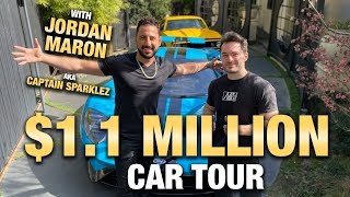 $1.1 MILLION CAR TOUR W/ JORDAN MARON AKA CAPTAIN SPARKLEZ | JOSH ALTMAN | REAL ESTATE | EPISODE #43