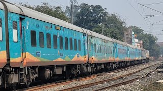 || HIGH SPEED 22354 SMVT-PNBE PATNA HUMSAFAR EXPRESS SKIPPING RPR AT FLAT 130KM/H ||💥🔥