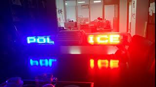 AOLE police emergency lightbar