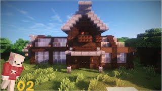 Origin SMP, Ep:2 (Ixalot) - Dark Oak Starter House!