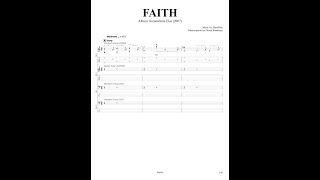 Learn to play "Faith" (Marillion) with Tab