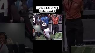 Hardest hits in NFL history part 2 #funny #nflfootball #football #shorts #football shorts all