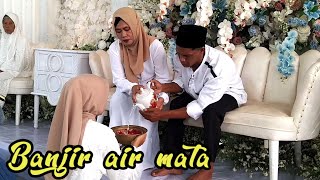 Banjir air mata..!! Putri semata wayang ngaras siraman sehari menjelang akad pernikahan