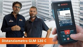 Nuovo distanziometro laser GLM 120 C Bosch: caratteristiche e test di utilizzo.