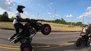 Ride Out With The Gang‼️🏍️ ( I CRASHED💥MY NEW KAWASAKI NINJA‼️🤬)