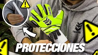 ⚠ TIPOS y USO DE PROTECCIONES guantes portero TwoFive ⚠