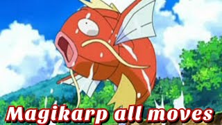 magikarp all attacks & moves (Pokemon)@TSCRChannel