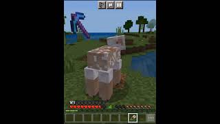 Minecraft, But shearing drops OP items// #minecraft #shorts