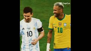 Aww😘 Two best friend 😍This friendship is so cute🤗🥺 Messi X Neymar 💕 #trending #messineymar #short