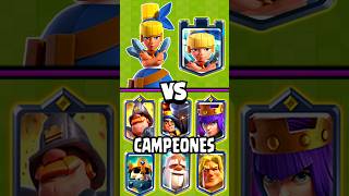 DUQUESA de DAGAS vs TODOS LOS CAMPEONES | #clashroyale