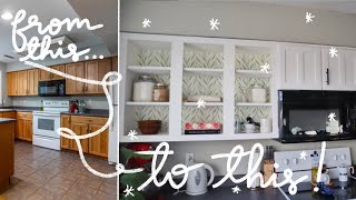 Painting My Kitchen Cabinets! | chalk paint kitchen cabinet transformation