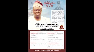 NIGHT OF TRIBUTES FOR SIR ENGR. OGBUESHI EMMANUEL CHIKE ONWUKA (KSM)