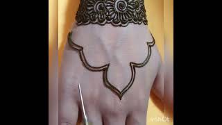 How to make beautiful and elegant mhndi design at home#wedding mehndi design#easy mhndi design