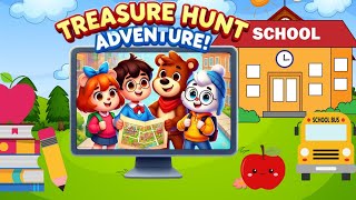 Treasure Hunt Adventure for Kids | Fun Learning with Best Friends | Knowledge is the Real Treasure!