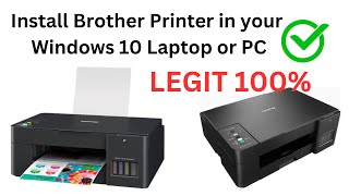 HOW TO INSTALL BROTHER PRINTER DCP-T420W IN WINDOWS 10_SO EASY_STEP BY STEP TUTORIAL #tutorial