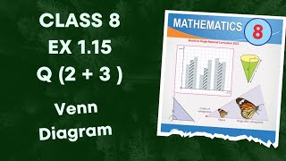 Class 8 Ex 1.15 Q( 2 + 3) | Venn Diagram