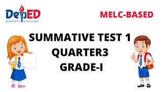 MELC-BASED SUMMATIVE TEST 1 - QUARTER 3 - SINUGBUANONG BINISAYA_ GRADE 1