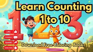 Learn Counting 1 to 10 || Nursery Kids Rhymes || #kidsrhymes