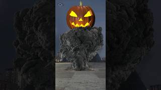 pumpkin halloween #vfx #earth #viralvfx #pumpkin #halloween #shorts #eyebg8