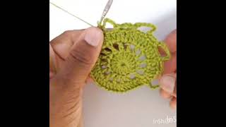 Tutorial Flor de Crochê passo a passo ‎@milyartesanatoecroche6247