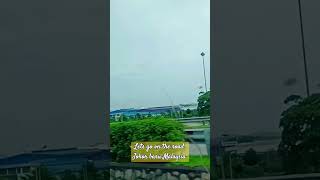 Lets go on the road Johor baru Malaysia #travel #vlog #road #onthego #tour #johor #malaysia #shorts