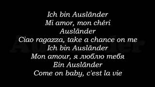 Rammstein - Ausländer (Lyrics)