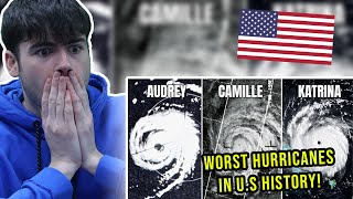 BRITS React to the Top 10 Worst US Hurricanes