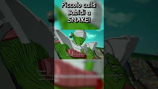 PICCOLO CALLS BABIDI A SNAKE IN DRAGONBALL SPARKING ZERO! #shorts #dragonball