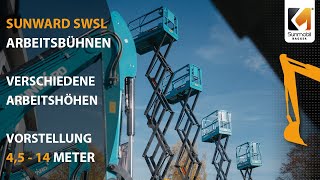 SUNWARD SWSL SCHERENARBEITSBÜHNEN | VON 4,5 BIS 14 METER | Arbeitsbühnen Vorstellung