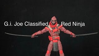 Gi Joe Classified Series Red Ninja