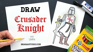 How to draw a crusader night