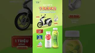 Mua Trà tự nhiên TH true TEA hoặc Sữa trái cây TH true JUICE milk - Trúng hơn 500.000 giải thưởng