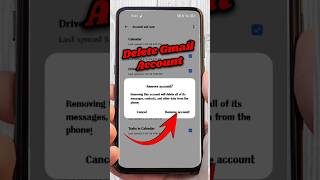 Gmail Account Kaise Delete Kare | How To Remove Gmail Account From Android2024 #shorts #gmail #viral