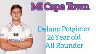 CSA T20 League 2023 | MI Cape Town Team squad | South Africa T20 League 2023 | CSA T20 League