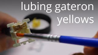 Lubing Gateron Yellow Switches