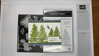 Stampin’ Up! Frosted Forest Thank You Card Tutorial