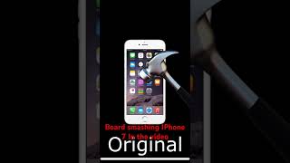 Board Smashing IPhone 7 in the video