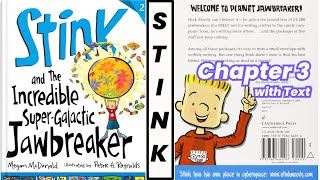 Stink and the Incredible Super-Galactic Jawbreaker Chapter-3 Audiobook with text