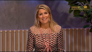 UNDP Insurance and Risk Finance Facility Launch Message by UNSGSA Queen Máxima