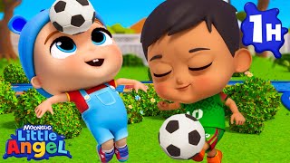 Playground Soccer | Little Angel | Dance Party Songs 2024 🎤 Sing and Dance Along 🎶