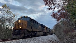 CSX ES44AH 962 Lead 2x4x0 Combo E746-23 on 11/25/24