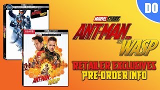 Ant-Man and The Wasp Retailer Exclusives Pre-Order Info | Best Buy SteelBook & Target Digipack