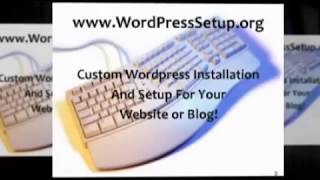 How To Setup A Wordpress Blog