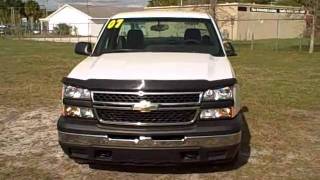 USED CAR DEALER GAINESVILLE FL.07 CHEVY SILVERADO 1500 REG CAB 5.3L CALL FRANCIS(352)745-2019